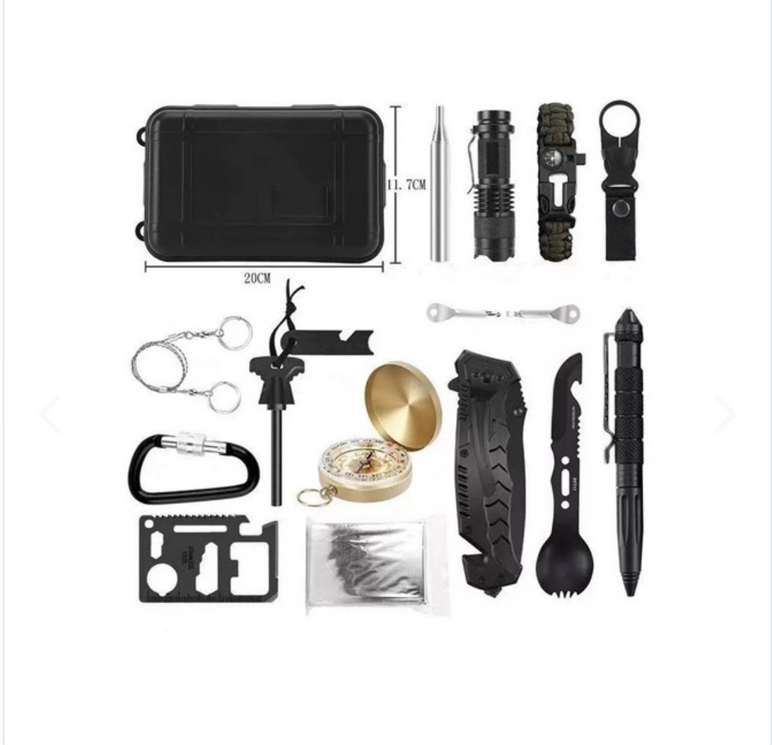 Kit Herramientas De Supervivencia Campin